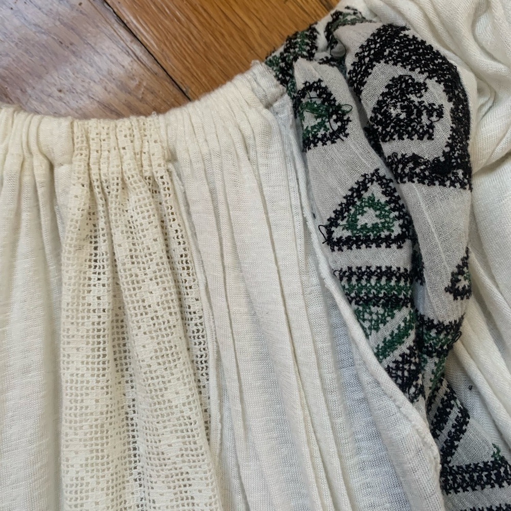 Free People Cotton Embroidered Tunic Top - Picture 13 of 13